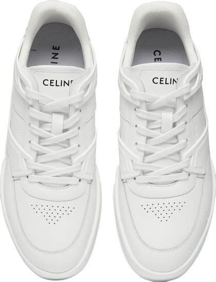 white celine low top sneakers.